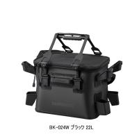 ≪'23年9月新商品！≫ シマノ ロッドレスト タックルバッグ (レスト4/ハードタイプ) BK-024W ブラック 22L | 釣具総合卸売販売 フーガショップ2