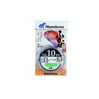 ハヤブサ ふかせ真鯛 10m 2本鈎 E-725 13号 (ハリス 7号) 【5点セット】 | 釣具総合卸売販売 フーガショップ2