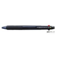 なめらか油性ボールペン ジェットストリーム 3色 0.38 透明黒 SXE340038T.24 三菱鉛筆 | 富士文具オンラインショップ