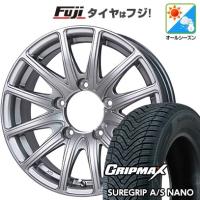 【新品】ジムニー オールシーズンタイヤ ホイール4本セット 175/80R16 グリップマックス シュアグリップA/S ナノ(限定) ホットスタッフ バイソン BN-01 16インチ | フジコーポレーション