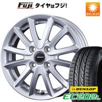 【新品国産4穴100車】 夏タイヤ ホイール4本セット 185/60R15 ダンロップ EC202L コーセイ クレイシズ VS6 15インチ | フジコーポレーション