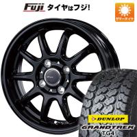 【新品 軽自動車】軽トラ 軽バン 夏タイヤ ホイール4本セット 145/80R12 80/78N ダンロップ グラントレック TG4 インターミラノ AZ-SPORTS RC-10 12インチ | フジコーポレーション