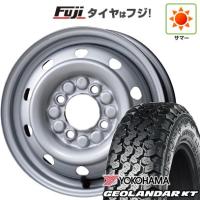 【新品 軽自動車】軽トラ 軽バン 夏タイヤ ホイール4本セット 145/80R12 80/78N ヨコハマ ジオランダー KT トピー スチールホイル M74 12インチ | フジコーポレーション