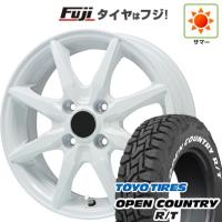 【新品 軽自動車】タフト ソリオ 夏タイヤ ホイール４本セット 165/65R15 トーヨー オープンカントリー R/T RWL/RBL ブランドル CJ28W 15インチ | フジコーポレーション