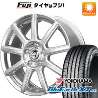 【新品国産5穴114.3車】 夏タイヤ ホイール4本セット 225/65R17 ヨコハマ ブルーアース XT AE61 テクノピア アルテミス NS9 17インチ | フジコーポレーション