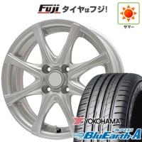 【新品国産4穴100車】 夏タイヤ ホイール４本セット 165/70R14 ヨコハマ ブルーアース A(AE50) ブランドル KF25 14インチ | フジコーポレーション