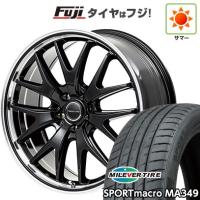 【新品国産5穴114.3車】 夏タイヤ ホイール4本セット 235/35R19 ミレバー スポーツマクロ MA349（限定） MID ヴァーテックワン エグゼ7 19インチ | フジコーポレーション