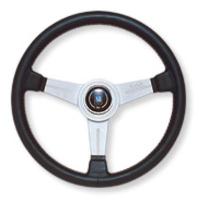 NARDI ナルディ ステアリング CLASSIC ブラックレザー/シルバースポーク（36φ） N131 送料無料(一部地域除く) | フジコーポレーション