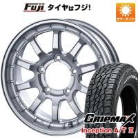 【新品】ジムニー 夏タイヤ ホイール4本セット 175/80R16 グリップマックス インセプション A/TII RWL(限定) クロスフィールド アルファ 16インチ | フジ スペシャルセレクション