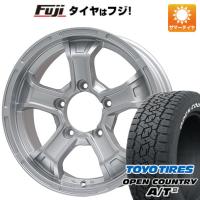 【新品】ジムニーシエラ 夏タイヤ ホイール4本セット 195/80R15 トーヨー オープンカントリー A/T III RBL ビッグウエイ B-MUD K(シルバー) 15インチ | フジ スペシャルセレクション