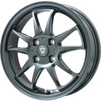 N-BOX タント スペーシア スタッドレスタイヤ ホイール4本セット 165/55R15 グリップマックス アイスX RWL(限定2022年製) ブランドル KF28 15インチ | フジ スペシャルセレクション