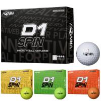 ゴルフボール 1ダース 本間ゴルフ D1スピン HONMA GOLF D1 SPIN 2023年モデル | フジゴルフヤフー店