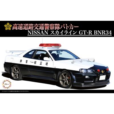 【非売品】R-34 GT-R パトカー R34スカイラインGT-Rのパトカーが 装備をリニューアルしミニカーで登場