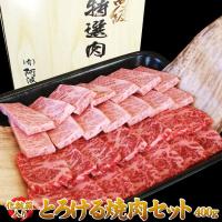 肉 牛肉 ギフト 焼肉セット 黒毛和牛 極み とろける焼肉セット 400g 化粧箱入り プレゼント 食べ物 焼肉 母の日 2026 お歳暮 お中元 爆買