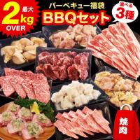 焼肉 バーベキュー セット 最大2kg超 ハラミ 牛タン ホルモン 選べる 焼肉セット BBQ 肉 牛肉 豚肉 鶏肉 メガ盛り ポイント利用 冷凍便 爆買