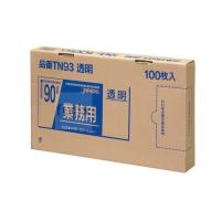 メタ配合ポリ袋 BOX 90L LLD+META 透明 0.04mm 300枚／ケース TN93 ジャパックス | 業務用消耗品通販.com Yahoo!店