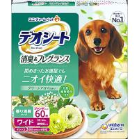 デオシート 消臭＆フレグランス グリーンアロマの香り ワイド 60枚×4個(1ケース) | セイムスオンラインYahoo!店