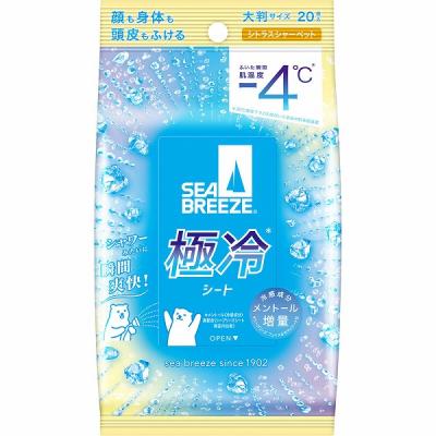SEA BREEZE 制汗、デオドラントシート（アルコール成分の有無：あり