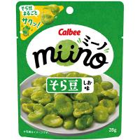 カルビー miino そら豆しお味 28g×12袋入り (1ケース) | セイムスオンラインYahoo!店