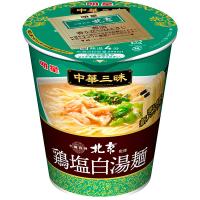 明星　中華三昧タテ型　中國料理北京　鶏塩白湯麺 62g×12個入り(1ケース)（AH） | T-富士薬品ヤフーショッピング店