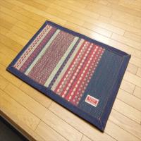 イケヒコ 純国産 い草マット 袋織 『Fラルフ』 ブルー 約70×120（裏:ウレタン） 1712120 | FUKUHIRADO