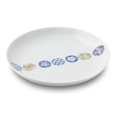 ゆーあ様✾有田焼✾福珠窯✾染錦丸紋✾手描き皿セット✾5.5寸皿✾6枚✾未使用 ゆーあ様✾有田焼✾福珠窯✾染錦丸紋✾手描き