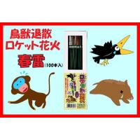 花火 ロケット花火 鳥獣退散　春雷（１００本入） | 福和工芸