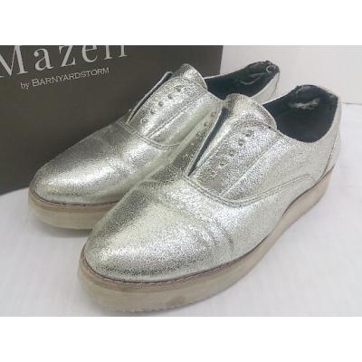美品バーンヤードストームバックリボンフラット/シルバー/24cm 靴・バッグのダイアナ通販サイト ｜ MR42128: シューズ