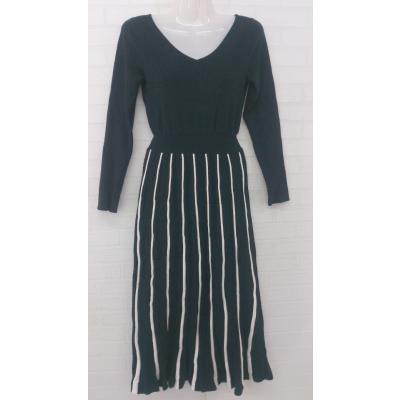 Delyle NOIR デイライルノアール 長袖 レース ニットワンピース Delyle NOIR/デイライルノアール/ケミカルレースフリルベア