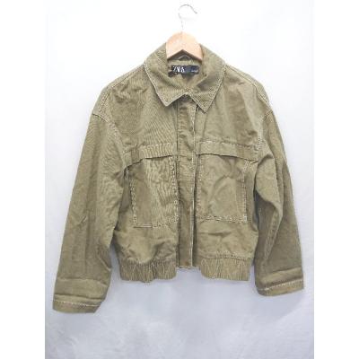 ZARA ザラデニムジャケット Mサイズ ダークブラウ ンジップアップ デニムジャケット – レディース | ZARA 日本