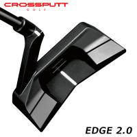 クロスパット エッジ 2.0 ゴルフ パター ネオマレット センターシャフト ブラック デュアルアラインメント 特許技術 メンズ レディース CROSSPUTT edge | フルショット Yahoo!店