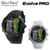 ショットナビ エボルブ プロ 腕時計型 GPSゴルフナビ 日本製 Evolve PRO BLACK WHITE Shot Navi　正規販売店 | フルショット Yahoo!店