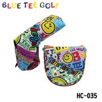 ブルーティーゴルフ BTG-HC035B ワッペン柄ヘッドカバー パター用 ブレードタイプ/マレットタイプ　BLUE TEE GOLF 2023 10p | フルショット Yahoo!店