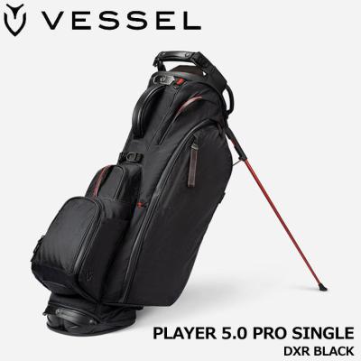 Vessel ゴルフバッグ ブラック Lux Stand