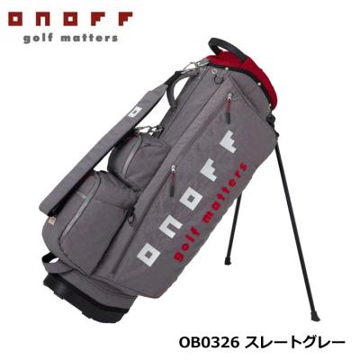 【希少品】　ONOFF キャディバッグ　ゴルフバッグスタンド式　送料込み ONOFF キャディバッグ（種類：スタンド式）｜ゴルフ用バッグ