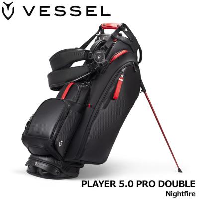 VESSEL（スポーツ） ゴルフ用バッグ（色：ブラック系）｜ゴルフ