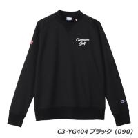 C3-YG404 チャンピオン ゴルフ モックネックシャツ Mサイズ ブラック(090) 即納 | フルショット Yahoo!店