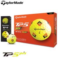 テーラーメイド TP5 pix イエロー ゴルフボール 1ダース（12球入り）日本正規品 TaylorMade 2024 25p 即納 | フルショット Yahoo!店