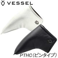 ベゼル ジェニュイン レザー パターカバー ピン型 ヘッドカバー  VESSEL HC23118 Genuine Leather Putter Cover　送料無料　即納 | フルショット Yahoo!店