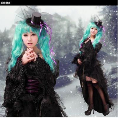 初音ミク ウィッグ 黒(コスプレ衣装)の商品一覧 | 楽器、手芸 初音ミク ウィッグ 黒(コスプレ衣装)の商品一覧 | 楽器、手芸