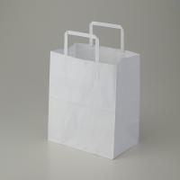 HEIKO 紙袋 H25チャームバッグ S2(平手) 晒白無地 50枚入 | フルパック