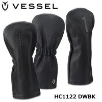 新品★ベゼル★VESSEL★HC1122 ジェニュイン レザー ヘッドカバー★Genuine Leather★ドライバー 用★ブラック★送料無料 | フルショット守山店