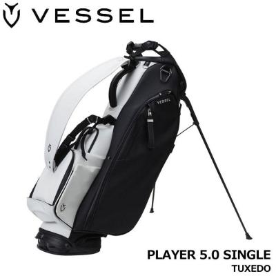 VESSEL ★ベゼルキャディバッグ★ブラック迷彩×レッド★美品 VESSEL ☆ベゼルキャディバッグ☆ブラック迷彩×レッド☆美品