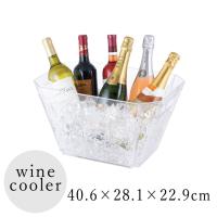 「SALUS」アイスベルグ_ワインクーラー（406×281×229mm）【おしゃれ 大型 プラスチック シンプル シック シャンパン ジュース】 | お風呂のソムリエSHOP!