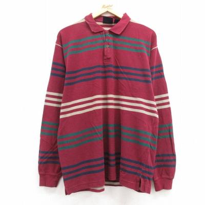 フィリピン製 90s DOCKERS コットン ニット ポロ シャツ L FILIPPO DE LAURENTIIS フィリッポ デ ローレンティス メンズ
