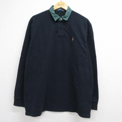 ラガーシャツ（色：ネイビー系）の商品一覧 通販 - Yahoo!ショッピング