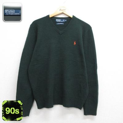 POLO RALPH LAUREN メンズニット、セーター（襟首タイプ：Vネック
