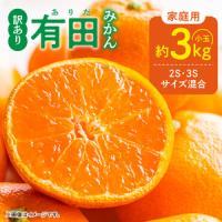 ふるさと納税 DZ6033_【2026年先行予約】家庭用 ご有田みかん 和歌山 小玉(2S,3Sサイズ混合) 約3kg 和歌山県湯浅町 | ふるなび(ふるさと納税)