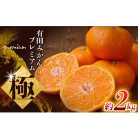 ふるさと納税 【先行予約】 ＼光センサー選別／極 有田みかんプレミアム 2kg【光センサー 高糖度選別品】2S〜Lサイズ 有機質肥料100% ※2025年.. 和歌山県新宮市 | ふるなび(ふるさと納税)
