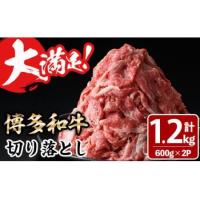 ふるさと納税 大満足！博多和牛切り落とし(600g×2P・計1.2kg) 牛肉 黒毛和牛 国産 すき焼き しゃぶしゃぶ  肩 バラ 福岡県＜離島配送不可＞.. 福岡県春日市 | ふるなび(ふるさと納税)